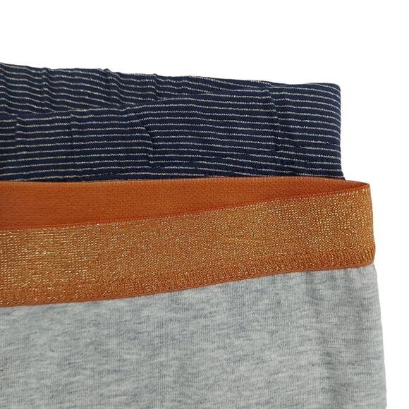 Carter's Kid Girls Leggings 12/12A Gray Blue Set Of 2 Cotton Blend Lightweight - Picture 4 of 9